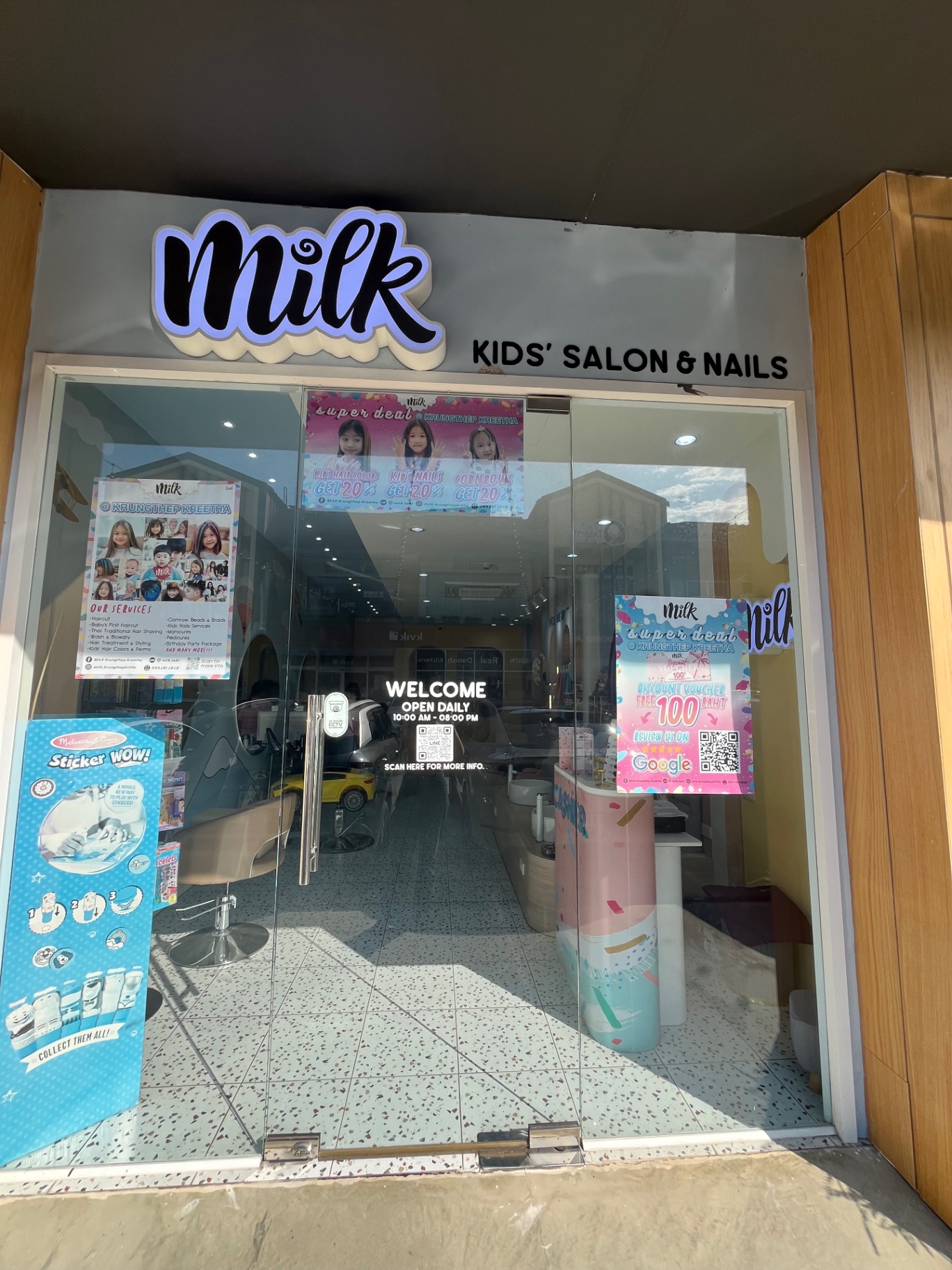 เซ้งร้าน Milk Kids Salon & Nail สาขา Little Walk กรุงเทพกรีฑา