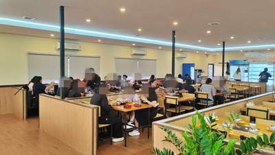 เซ้งพร้อมแบรนด์ ร้านชาบู ตลาดนัดเรือบิน บางปลา บางพลี สมุทรปราการ ที่จอดรถเยอะ