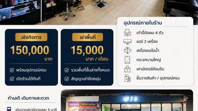 เซ้งร้านทำผม เสริมสวย / แบ่งเช่าพื้นที่